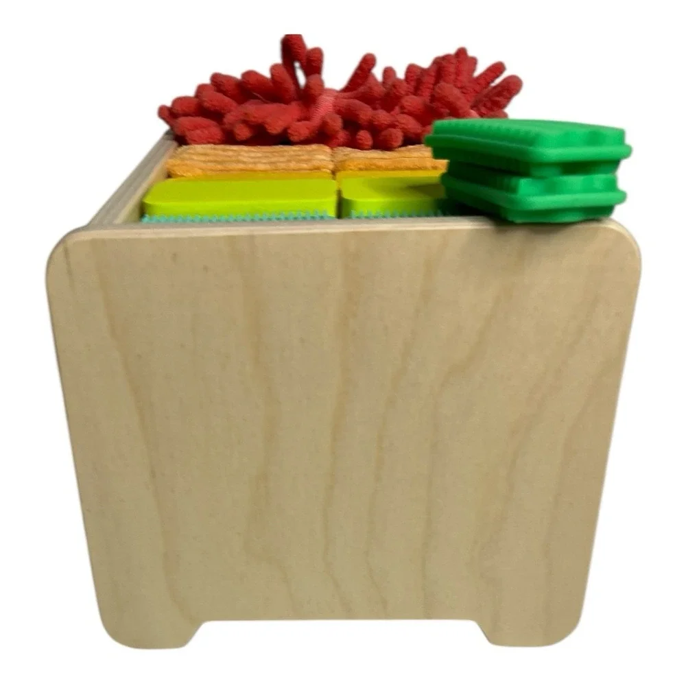 Lovevery Montessori Sensory Box Toy Guessing Game Wooden Analyst 46 47 48 MTH